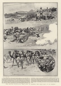 アデンからのイギリス遠征、アドダレガのアラブ砦を破壊 作： George Soper